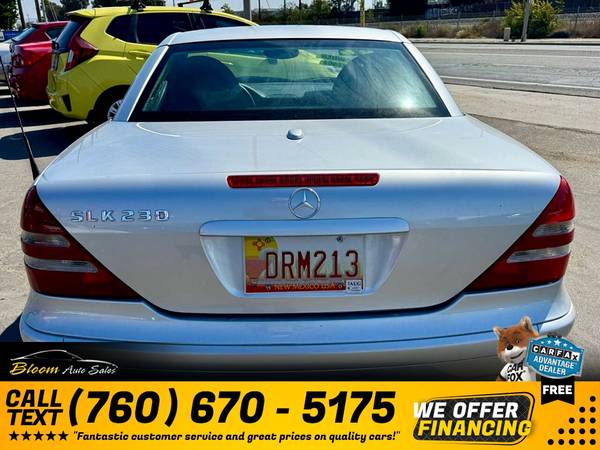 2002 Mercedes-Benz SLK SLK 230 Kompressor 2dr 2 dr 2-dr Convertible PR - $4,990 (Bloom Auto Sales)63470059306371123