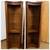 (2) Bassett Corner Bookcase. Corner Bookshelf Pair. Adjustable Glass S 2 thumbnail