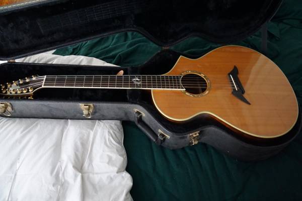 Breedlove 12-String Custom Masterclass-XII Striped Ebony 1