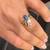 Natural Diamonds and Natural Sapphire 14K Gold White Gold Ring (Size 6 14 thumbnail