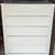 Tall chest of drawers white solid wood L37”*D19”*H46”(address in descripti 1 thumbnail
