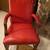 Vintage Bankers Chair , Faux Leather 2 thumbnail
