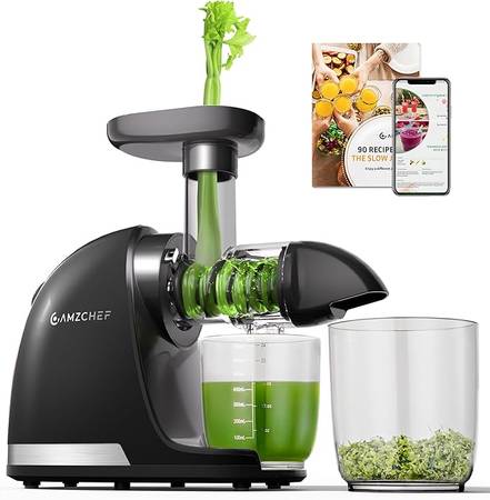 AMZCHEF Cold Press Masticating Juicer 1
