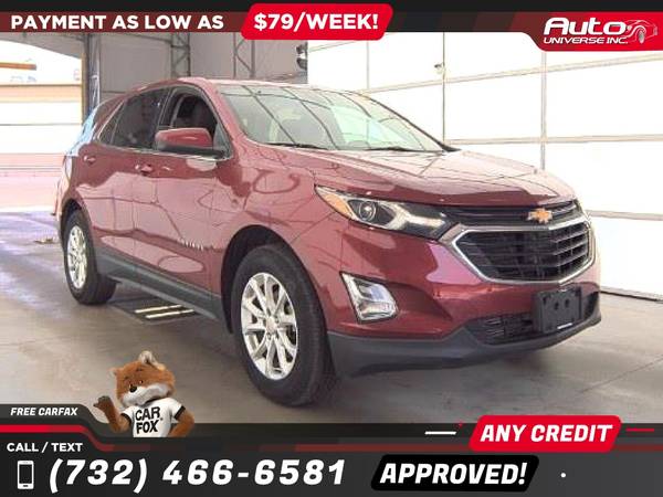 2018 Chevrolet Equinox AWDLT w1LT w1LT w-1-LT - $5.900 (Todos los precios anunciados son pagos iniciales)63470613243267121