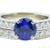 IGI certified Jeweler appraised sapphire bridal set 1 thumbnail