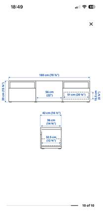 Ikea TV Unit 1