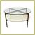 West Elm Mid-century Art Display Round Coffee Table 1 thumbnail