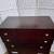 Vintage mid century modern dark mahogany five drawer dresser 2 thumbnail