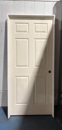 New 36" 6 Panel LH Inswing Prehung Interior Door 1