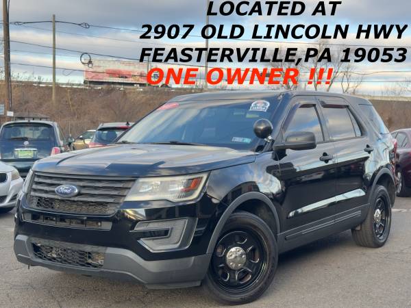 2017 FORD EXPLORER POLICE INTERCEPTOR ONE OWNER RUNS STRONG WARRANTY 1