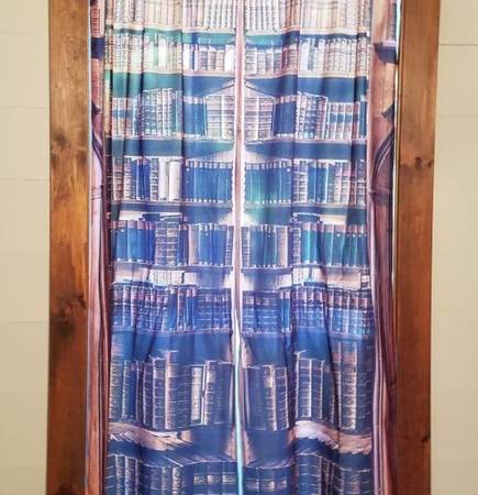 Curtains ONE OF A KIND Bookcase Curtains --- $20.00 per SET - $20 (Lula)63436961989761122