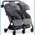 Mompush Lithe Double Stroller, Lightweight Side by Side Stroller 1 thumbnail