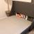 Full-Size Upholstered Bed + Like-New Mattress & Bunkie Board 2 thumbnail
