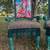 Turquoise and distressed with Leopard print COWGIRL RODEO Chairs 8 thumbnail