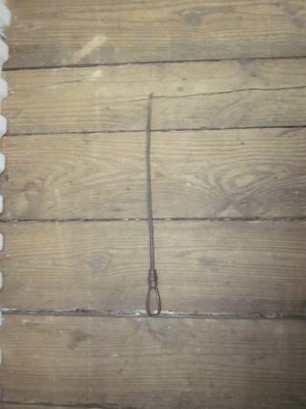 Hand Forged Iron Fireplace Poker 1