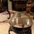 vintage carafe with silver lid and stand 2 thumbnail