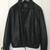 Men's Black Leather Heavyweight Jacket Size M Excellent! 6 thumbnail