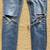 Lucky Brand Jeans, Size 4/27, Pre Worn Jeans with tears in Knees 4 thumbnail