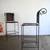 Vintage postmodern pair Spanish leather + wrought iron counter stools 6 thumbnail