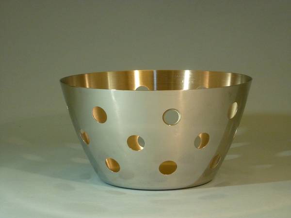 Chrome Fruit Bowl, Excellent 1