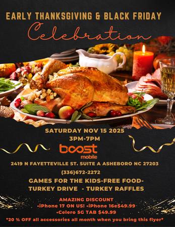 Thanksgiving/Black Friday Celebration 🦃 1