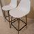 White Mid Century Modern Bar Stool Set 2 thumbnail