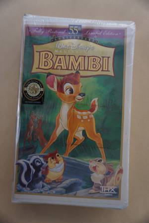 Bambi sealed VHS 1