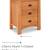 Exquisite solid Cherry Bedroom set by Vermont Woods Studios 8 thumbnail