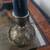 Neoclassical Candlestick Lamp with Faux Burlwood Shade 6 thumbnail
