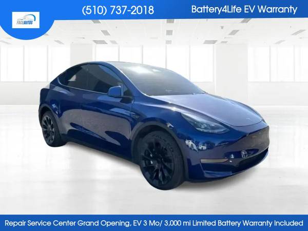 2020 Tesla Model Y Long Range Sport Utility 4D 1
