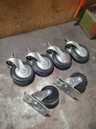 Casters, wheels 1