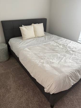 Queen Mattress and Bed Frame 1
