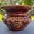 Authentic McCoy Reproductions Circa 1917 Brown Jardinière Planter Pot 5 thumbnail