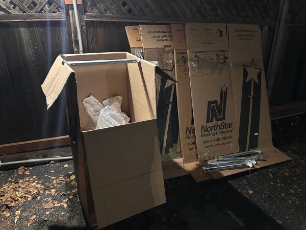 Large Wardrobe moving boxes 1