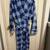 Womens M long blue Bath Robe 1 thumbnail