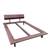 Mid century walnut wood bed frame 1 thumbnail