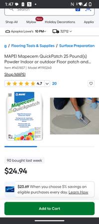 Mapecem quickpatch 1