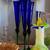 Mikasa Galleria Cobalt Blue Green Champagne Flutes - set of 3 2 thumbnail