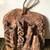 Vintage Handmade Incense Holder Terracotta Plaque Art Signed by Cump 1 thumbnail