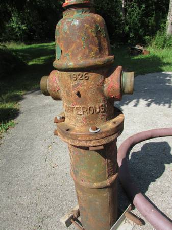 Waterous Fire Hydrant 1926 Original,   Fire Hydrant 1