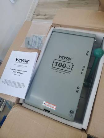 100A Generator Transfer Switch for Home 24000W 1
