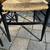 (2)  Gio Ponti style Italian ladderback rush seat chairs as-is A228 4 thumbnail