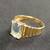 Vintage Natural Rectangle Step Cut Aquamarine 14K Gold Ring 15 thumbnail