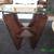 Glass Top Side End Tables with Mahogany Base *Sold Separately* 1 thumbnail