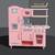 KidKraft Vintage Wooden Play Kitchen with Pretend Ice Maker and Play Phone, Pink 3 thumbnail