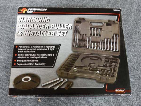 Harmonic Balancer Puller & Installer Set/Kit with Case PT-W89711 1