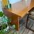 Mid Century Danish Teak writing petite desk finished back 5 thumbnail