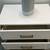 Two Pottery barn Blaire 3-Drawer Storage Cabinet (25") white and gold 5 thumbnail