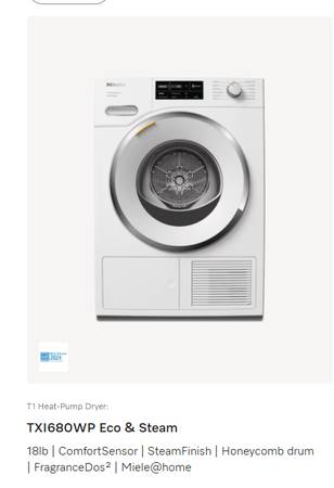 Miele Washer and Dryer 1