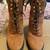 BCBG Khaki High Block Heel Lace Up Boots Size 8 1 thumbnail